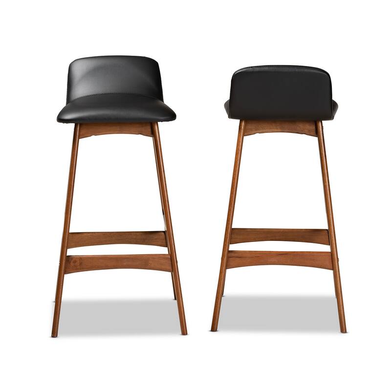 Darrin Mid-Century Modern 2-PC Bar Stool Set