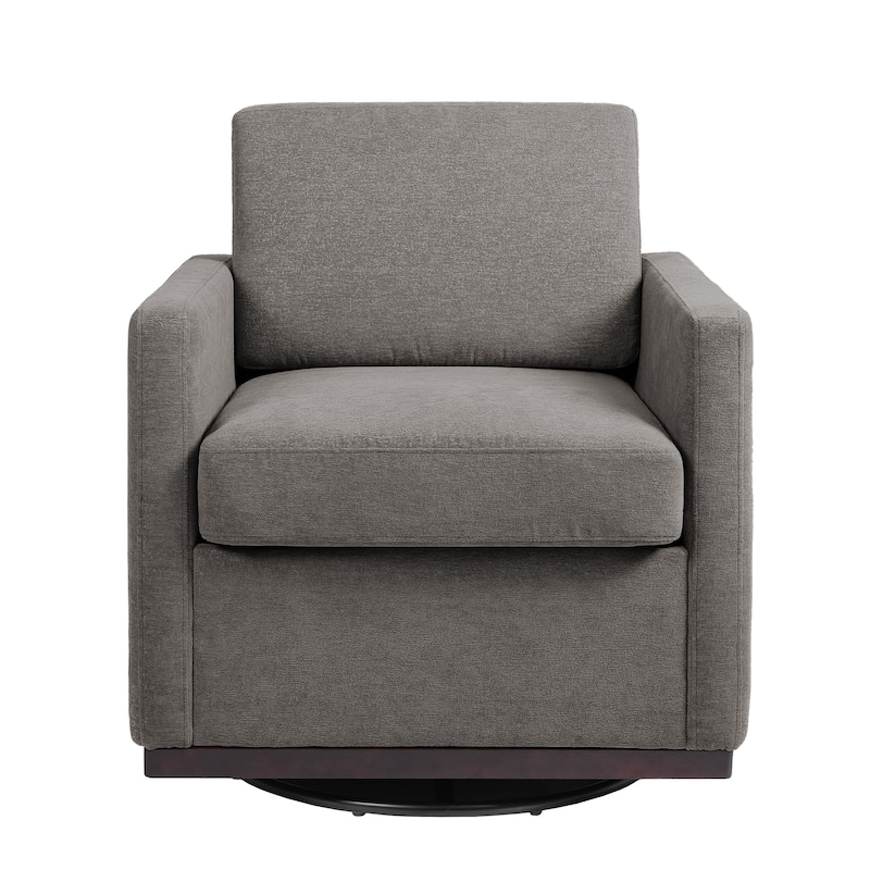 Modern Upholstered Swivel Accent Armchair Set of 2
