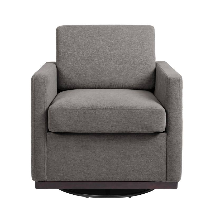 Modern Upholstered Swivel Armchair for Living