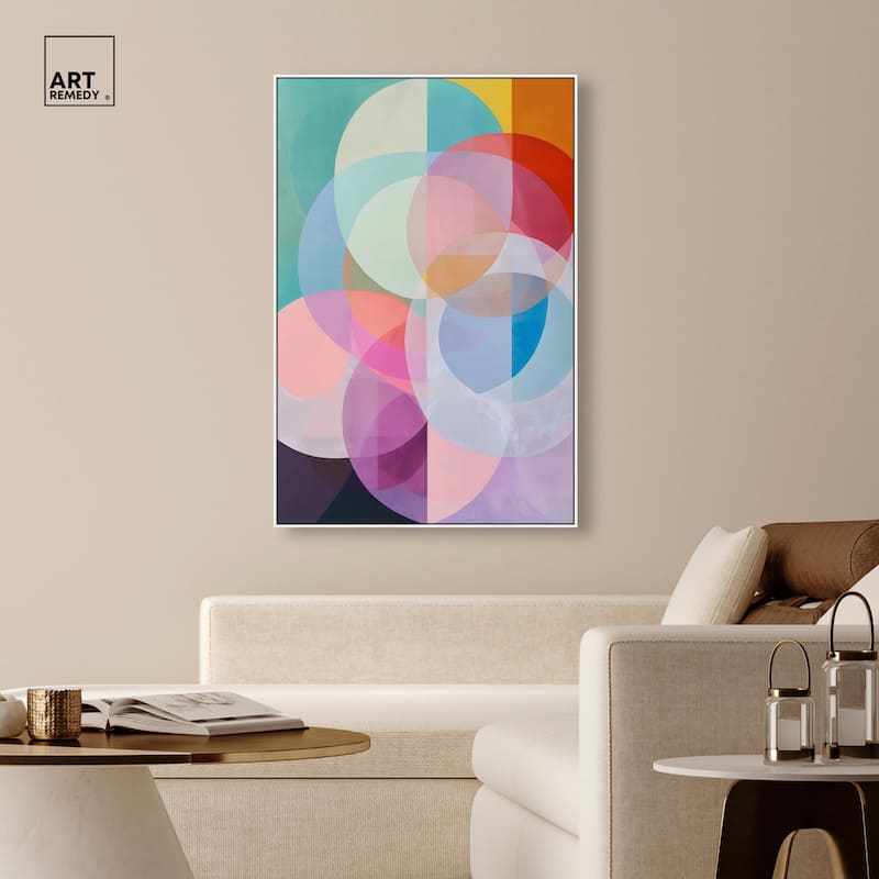 Oneiric Circles II Canvas by Art Remedy