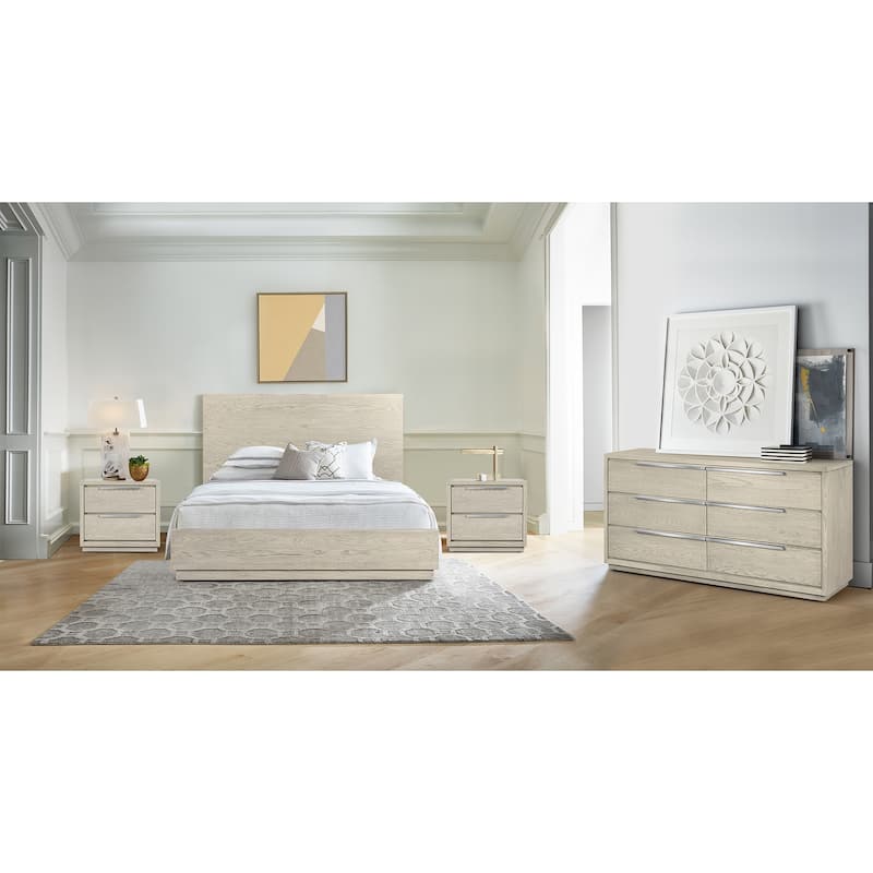 Abbey Modern Solid Wood 4 Piece Bedroom Set - King