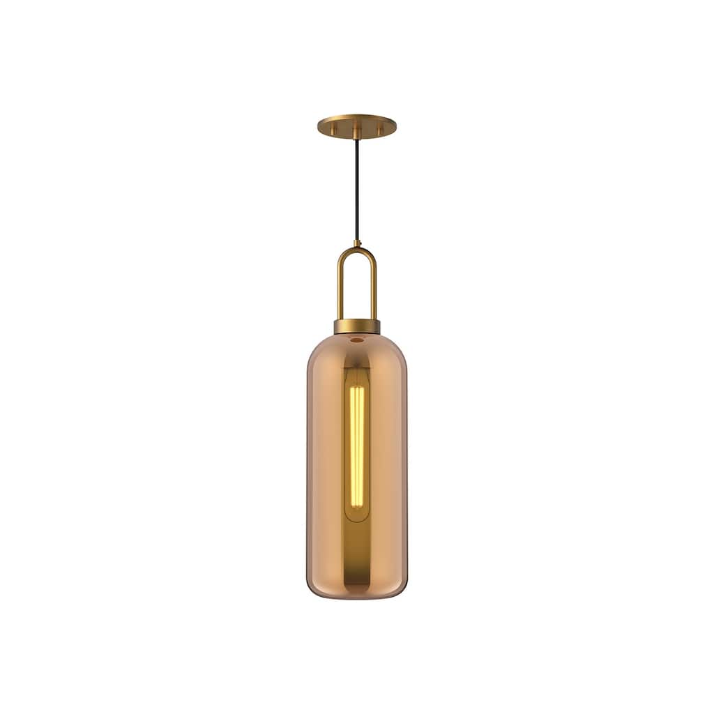 Alora Lighting PD401606CP Soji 6" Wide Mini Pendant with a Copper