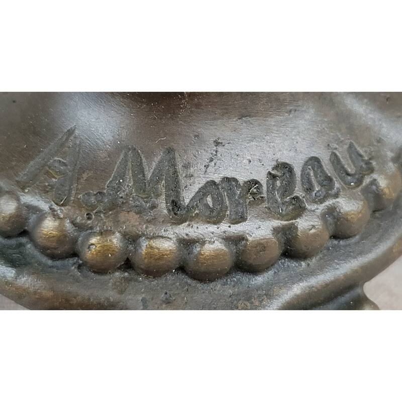 Handcrafted Baby Angel Praying Trinket Jewelry Box Bronze Sculpture Figurine