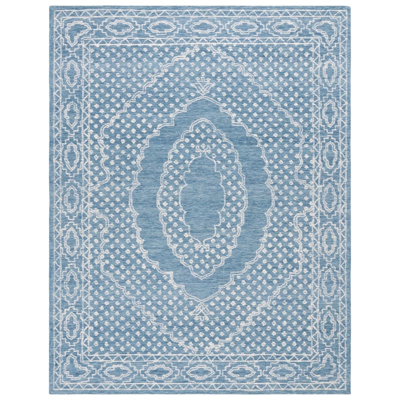 SAFAVIEH Handmade Ebony Branddis Modern Wool Rug