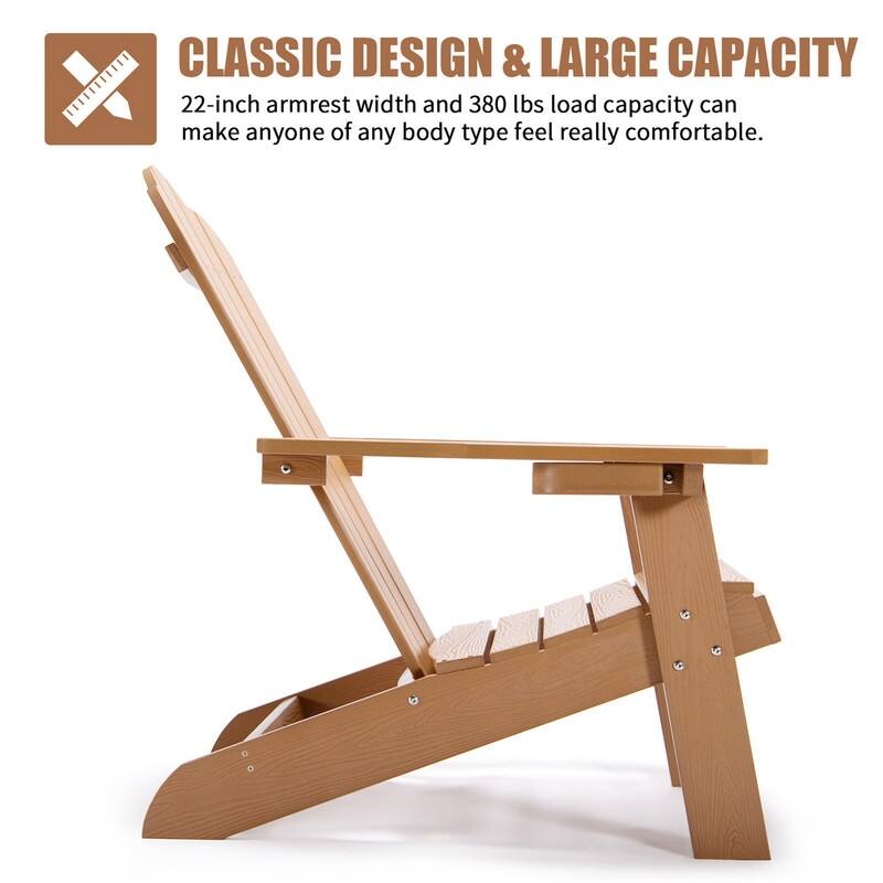 Direct Wicker Adirondack Chair