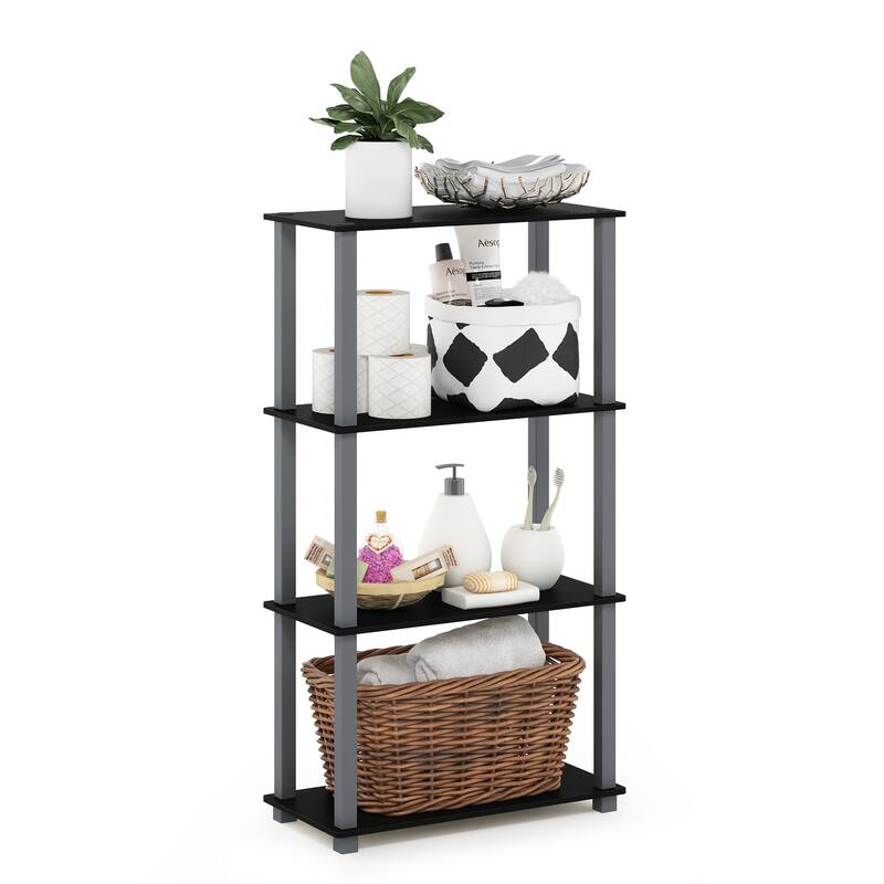 Furinno Turn-S-tube 4-tier Multipurpose Bookshelf