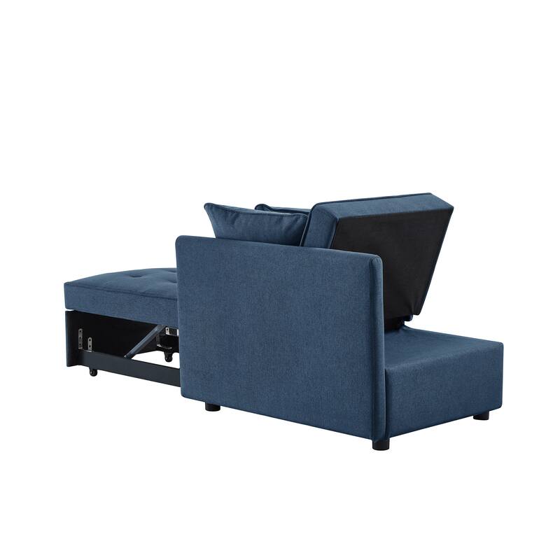4 in 1 Convertible Recliner Couch Sleeper Sofa