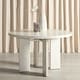 preview thumbnail 1 of 31, SAFAVIEH Couture Calamaria Round Wood Dining Table - 47.75 IN W x 47.75 IN D x 30 IN H White Washed