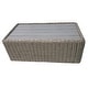 preview thumbnail 1 of 2, Tullum Outdoor Patio Furniture Rattan Wicker Frame Coffee Table