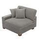 preview thumbnail 159 of 190, Modern Modular Sectional Sofa Corduroy Chaise Lounges