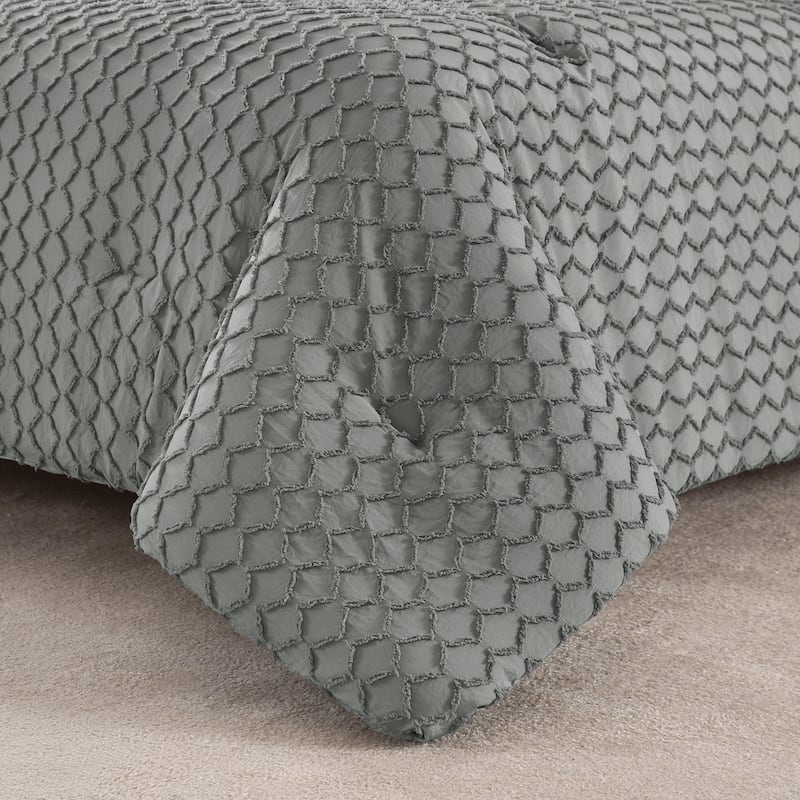 Tufts Accent Shabby Chic Comforter Set for All Season
