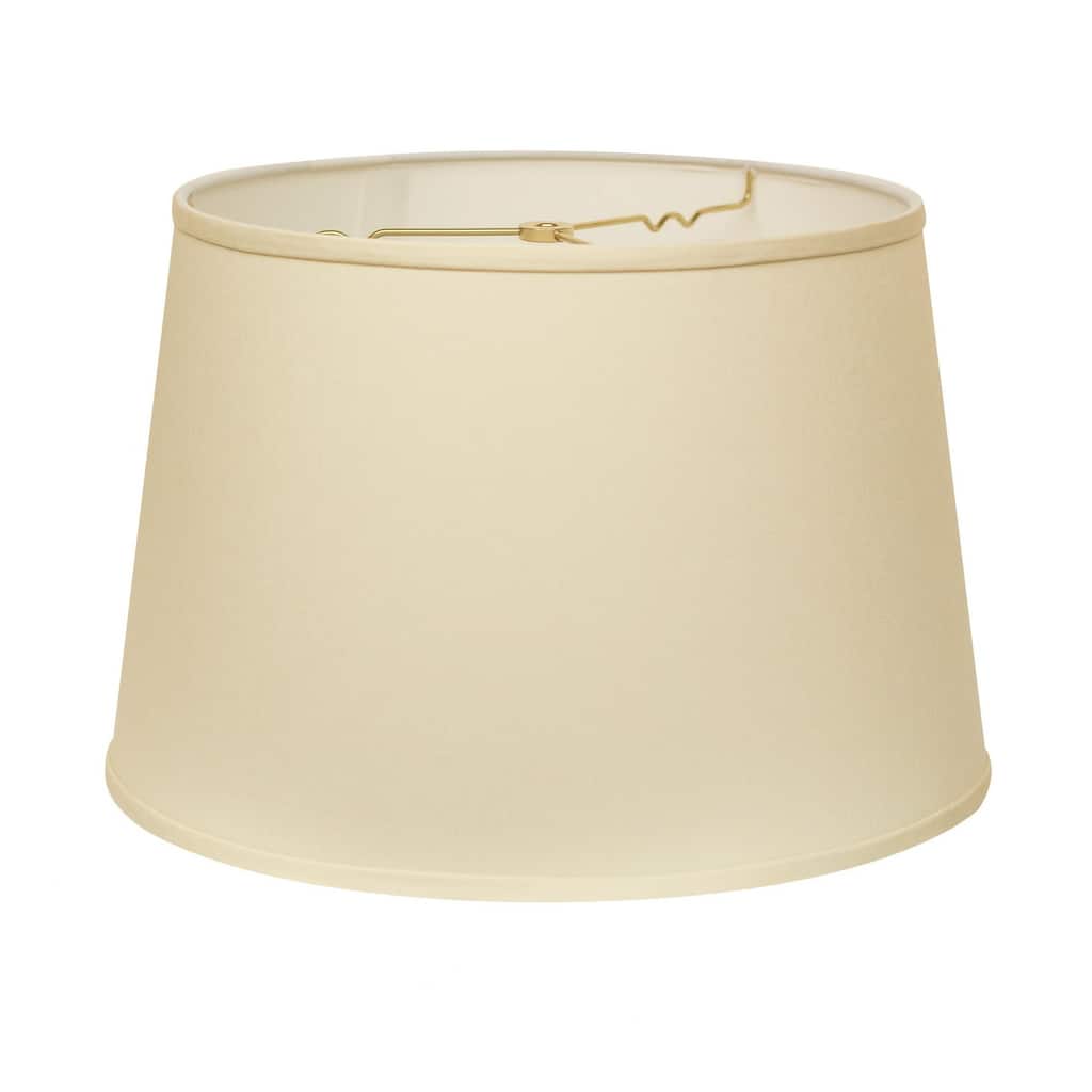 HomeRoots Ivory No Slub Innsbruck Empire Lamp Shade - 14" L x 14" W x 9.5" H