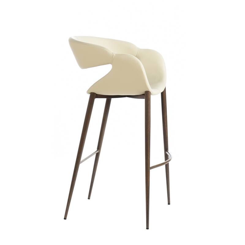 StyleCraft Luna Curved-Back Bar Stool - Set of 2