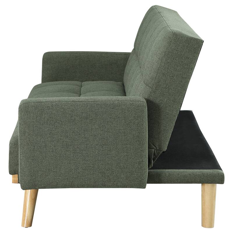 Kourtney Upholstered Tufted Convertible Sofa Bed