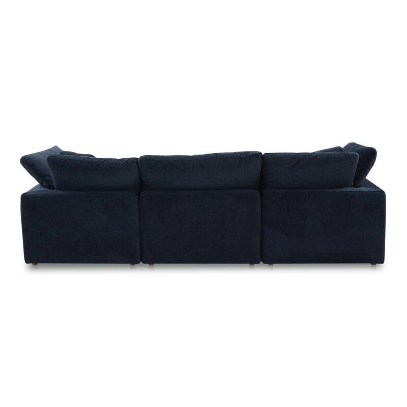 Aurelle Home Tami Reversible Lounge Sectional - 114" x 76"