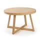 preview thumbnail 32 of 36, Plank and Beam Classic Solid Wood Round Dining Table - 47"