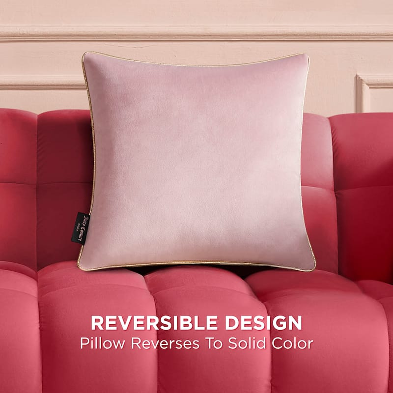 Juicy Couture Velvet Cheetah Pillow 14" x 24"