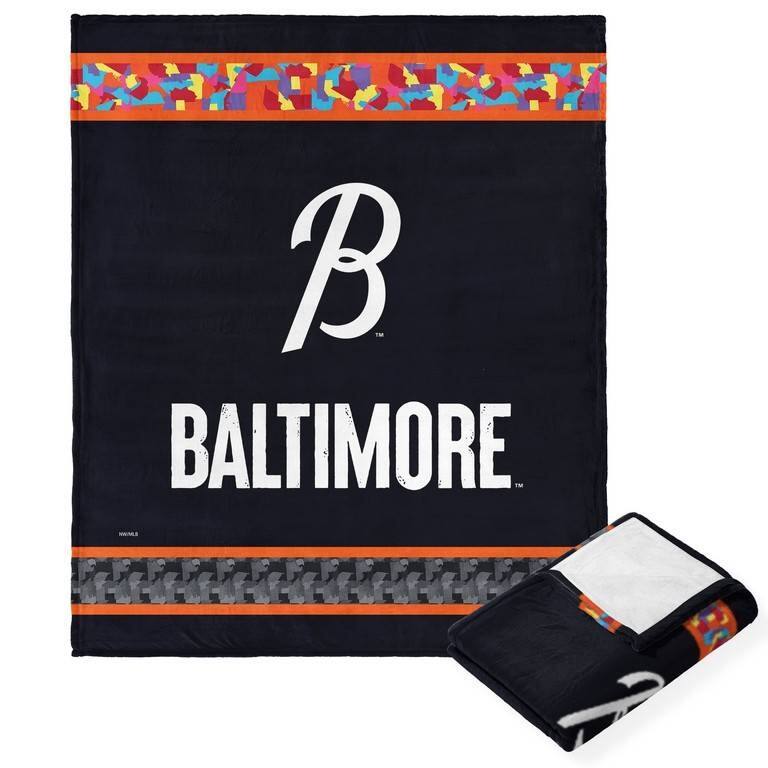 MLB City Connect Silk Touch Throw Blanket - 50" x 60" - Baltimore Orioles