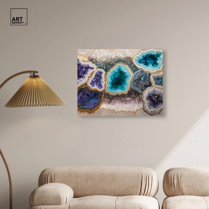 Mineral Multiverse Canvas by Art Remedy, Gallery Wrapped