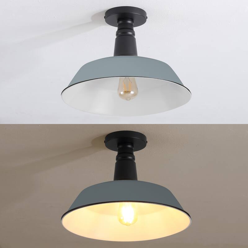 Cassidy 14" LED Semi-Flush Mount, by JONATHAN Y