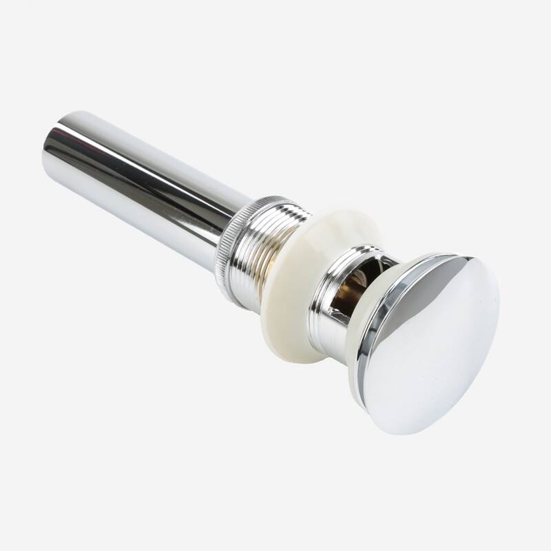 Anti-Clogg Pop up Sink Drain With Overflow Chrome Finish For Sinks with Overflows Renovators Supply