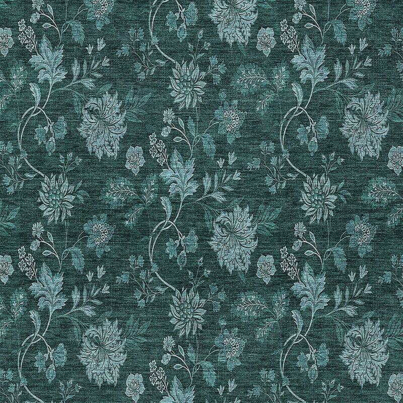 HomeRoots Floral Transitional Rectangle Outdoor Rug