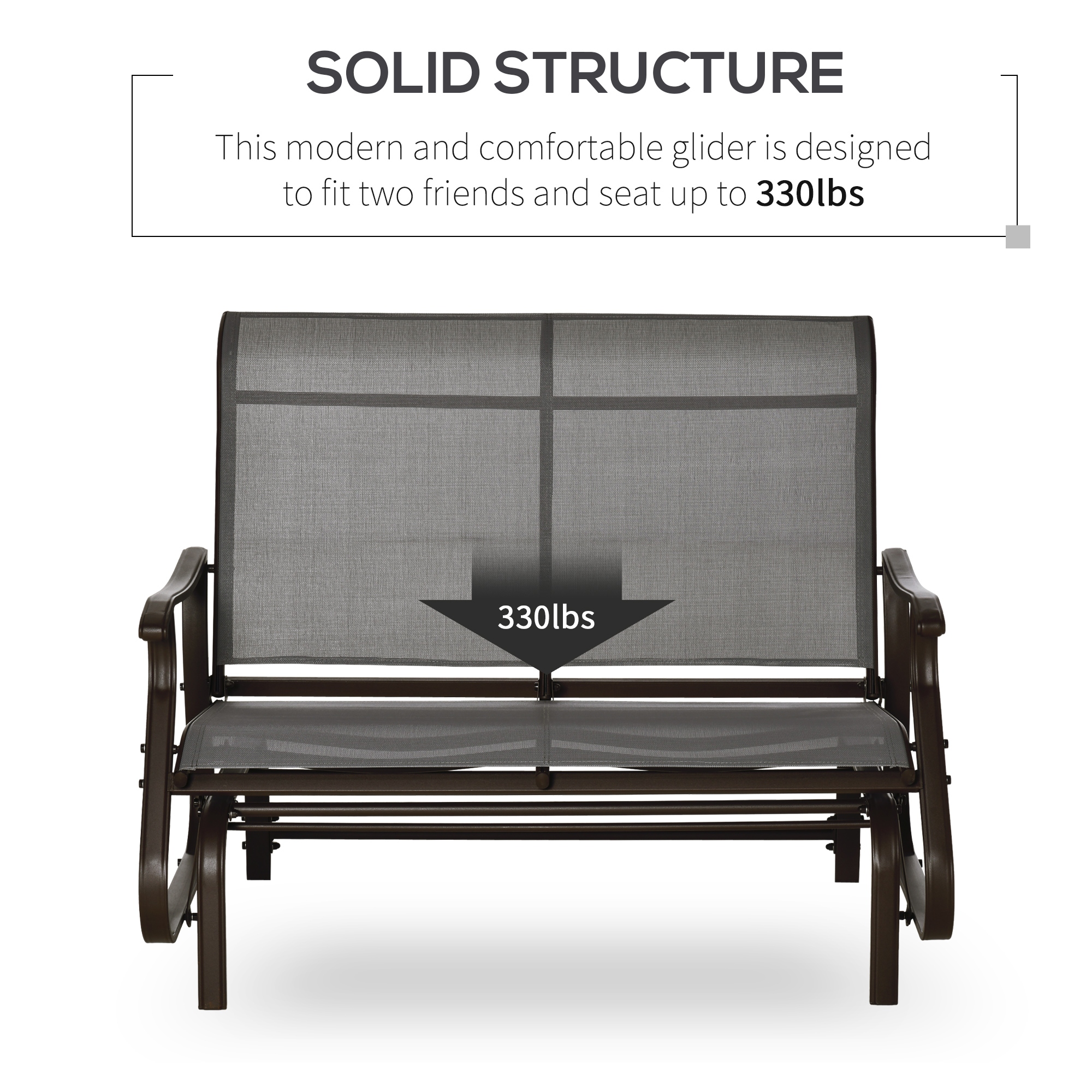 Lotus sling on sale glider chair