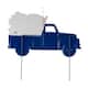 Glitzhome Metal Festival Truck Yard Stake Garden Stake or Wall Decor