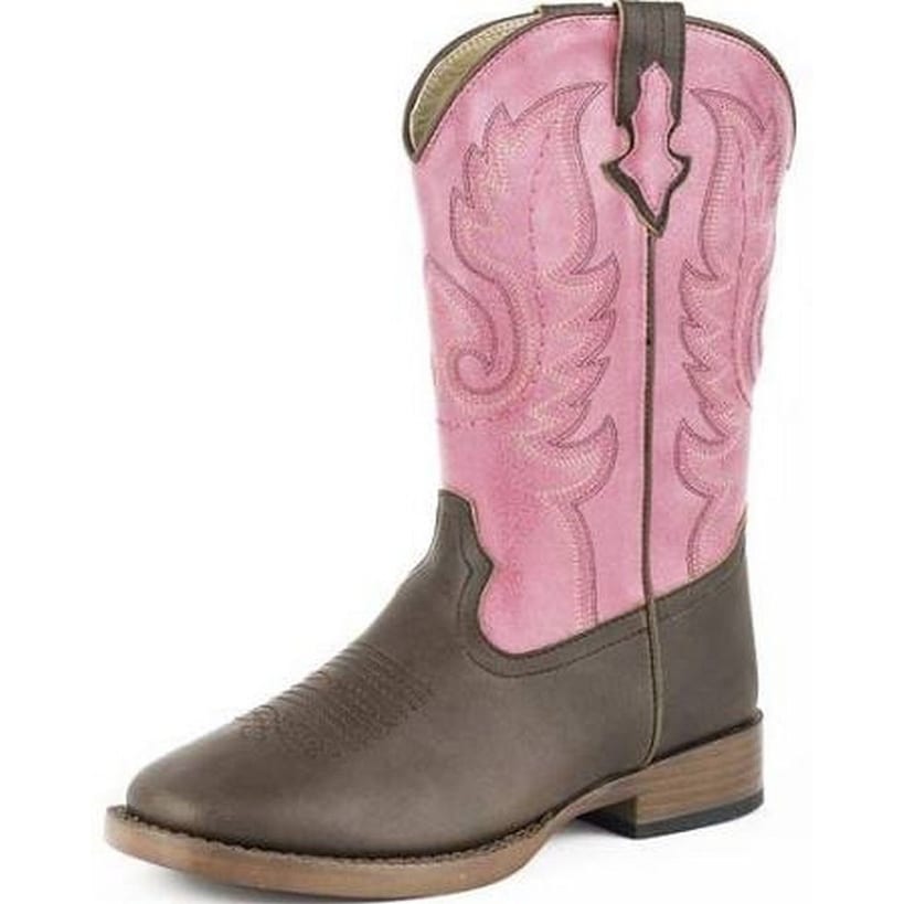 girl square toe cowgirl boots