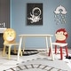 preview thumbnail 3 of 7, Kids Table and 2 Chairs Set,3 Pieces Toddler Table and Chair Set,Wooden Activity Play Table Set (Lion&Monkey)