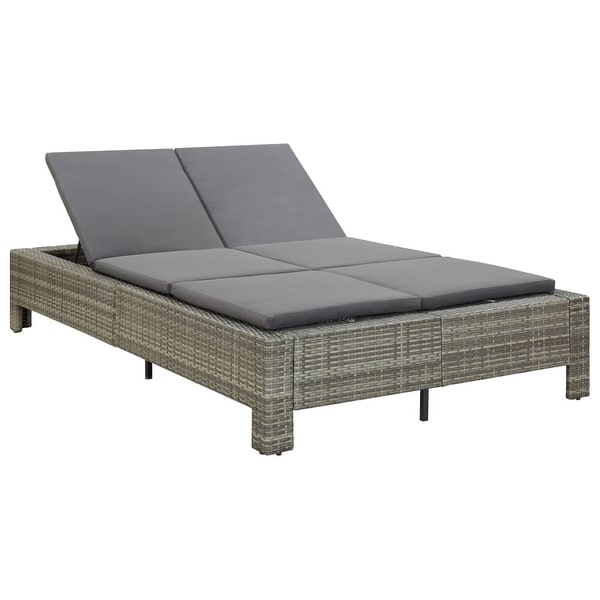 Rattan sun lounger store bed