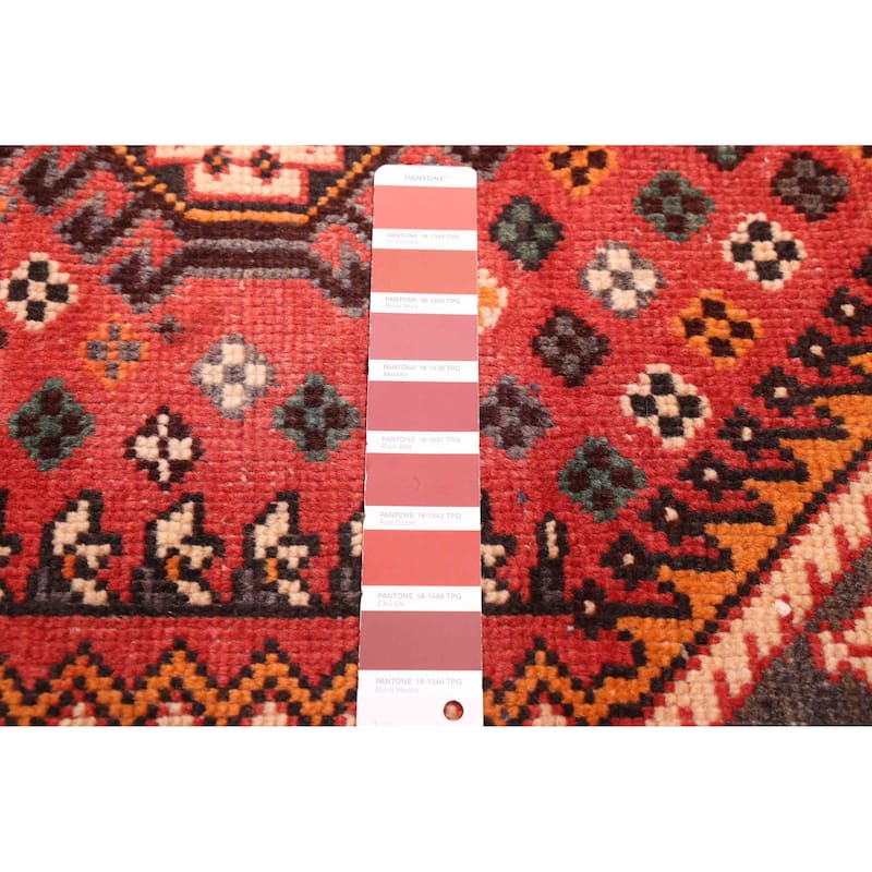 ECARPETGALLERY Hand-knotted Konya Anatolian Red Wool Rug - 5'1 x 9'4