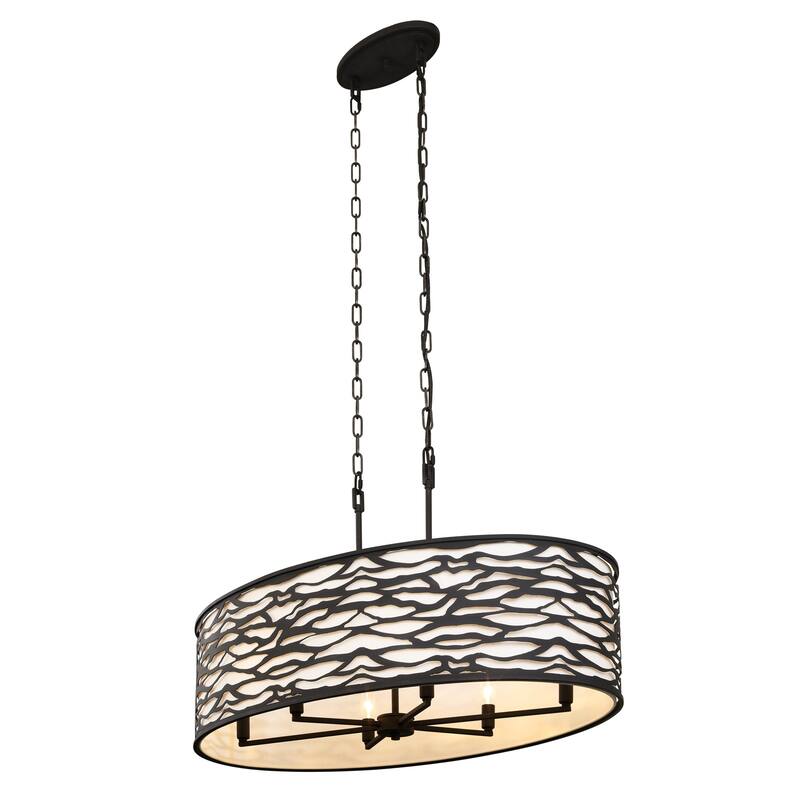 Varaluz Kato 6-Light Oval Pendant