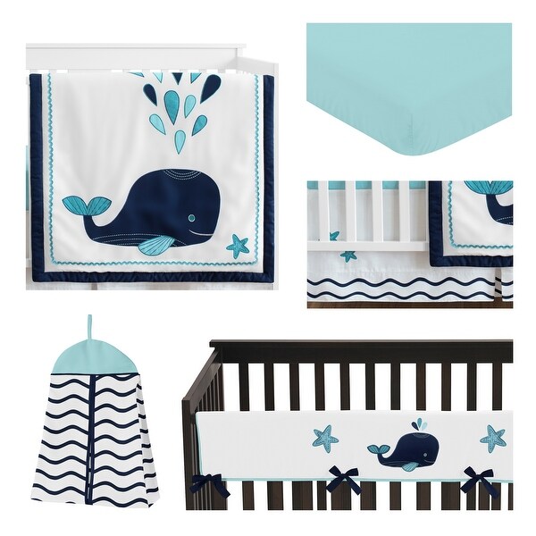 whale crib set