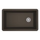 preview thumbnail 10 of 65, Karran Undermount Quartz 32 in. Single Bowl Kitchen Sink Kit