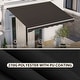 preview thumbnail 21 of 32, Outsunny 10' x 8' Electric Awning, Retractable Awning, UV Protection Sun Shade Shelter with Remote Controller