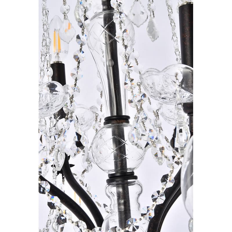 Fleur Illumination 24 light Dark Bronze Chandelier