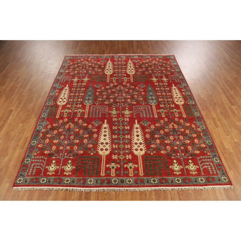 Heriz Serapi Indian Rug Handmade Wool Carpet - 7'11" x 9'8"