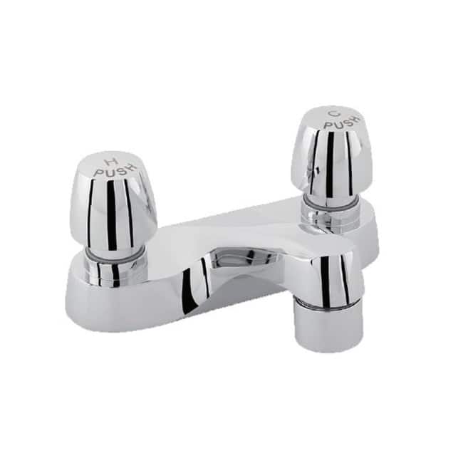 PROFLO 1.2 GPM Deck Mounted Double Handle Metering Faucet