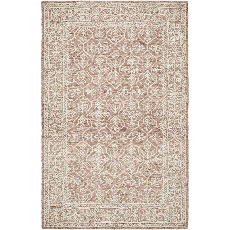 Livabliss Sicily Casual Solid Color Wool Area Rug