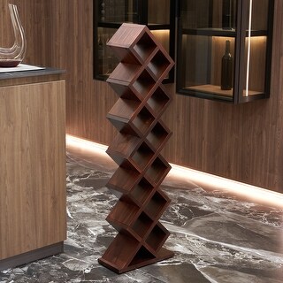 Vertical Z wine rack/Solid wood wine rack /Home wine rack/Living room ...