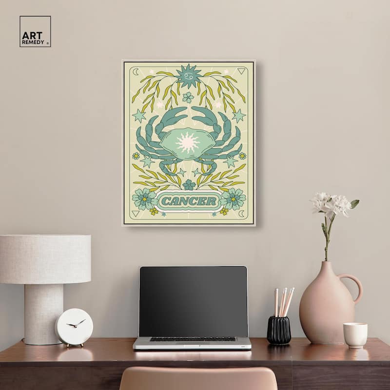Cancer Stars Card Canvas by Art Remedy