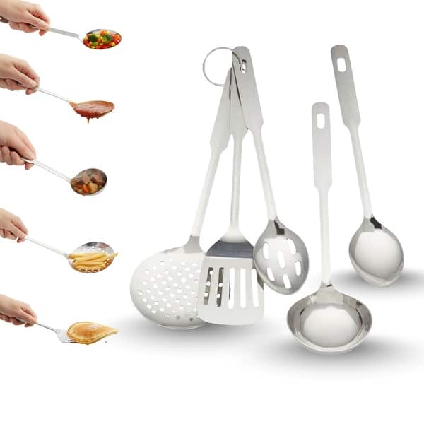 Amco 5 Piece Utensil Set - 14 in