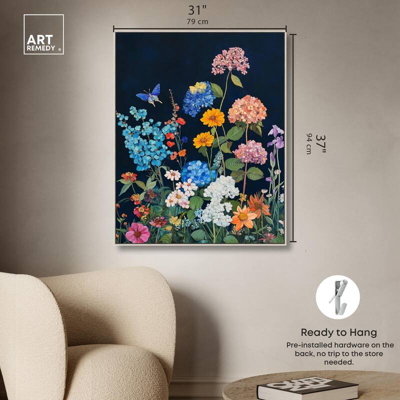 Twilight Blossoms II Canvas by Art Remedy