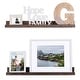 preview thumbnail 2 of 6, Rustic State Set of 2 Wall Mounted Shelves picture Ledge 24 Inch