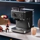 preview thumbnail 2 of 8, KitchenAid Semi Automatic Espresso Machine with Burr Grinder in Cast Iron Black