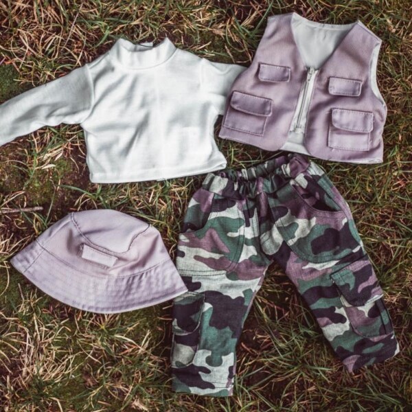 american girl doll camping outfit