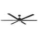 preview thumbnail 1 of 9, Hinkley Lighting Indy Maxx 82" 6 Blade LED Ceiling Fan Matte Black