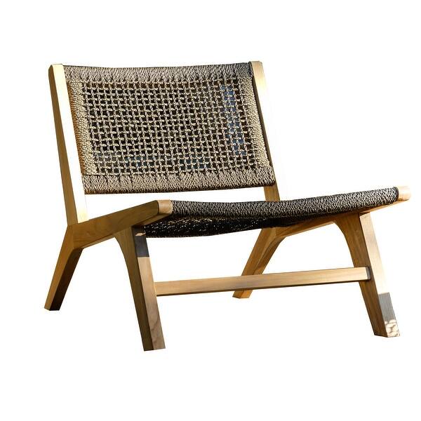 Shop Julian Teak Outdoor Patio Lounge Chair Overstock 31610292