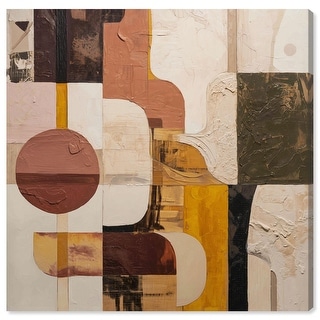 Contemporary Layers I Modern Wall Art Wrapped Canvas Print by Art ...